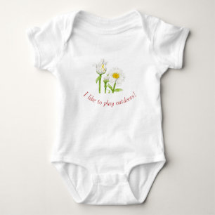 Body Para Bebê Joyful Summer em um Bebê de roupas de cama (S)