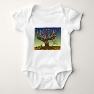 Body Para Bebê Judaica L'shanah Tovah Tree Of Life Gifts Roupa