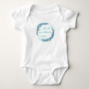 Body Para Bebê Jumpsuit congelado do bebê das citações