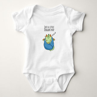 Body Para Bebê Just a Little Dragon Nap Cute Sleeping Baby Dragon