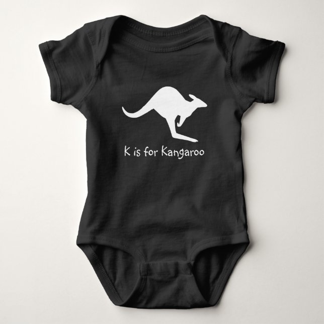 Body Para Bebê K é de Canguru (Frente)