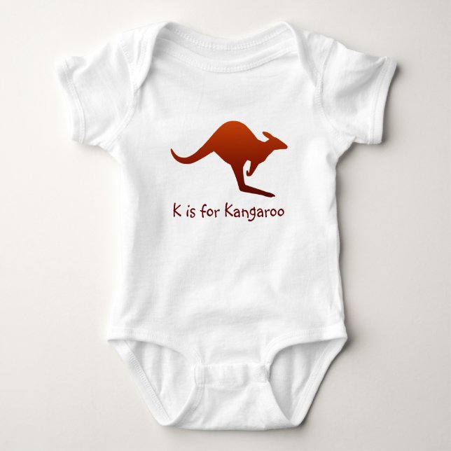 Body Para Bebê K é para Bebê Canguru (Frente)