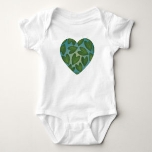 Body Para Bebê Kalo Heart Baby Outfit