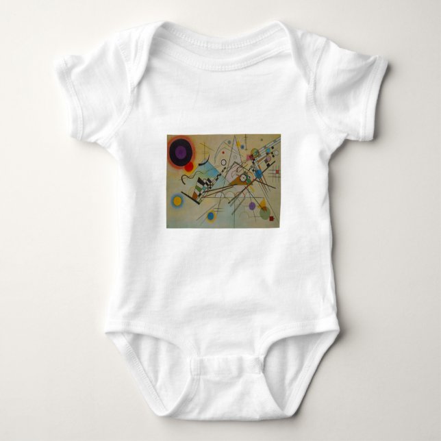 Body Para Bebê Kandinsky Composição VIII (Frente)