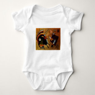 Body Para Bebê Kandinsky Preto Violeta