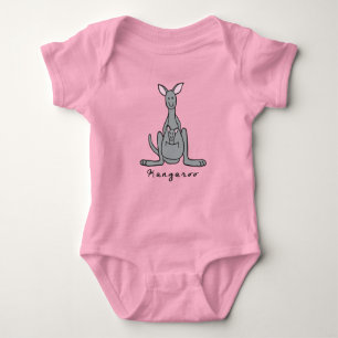 Body Para Bebê Kangaroo Baby Bodysuit (com base)