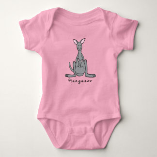 Body Para Bebê Kangaroo Baby Bodysuit (com base)