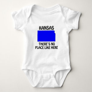 Body Para Bebê Kansas - Não Há Lugar Como Aqui
