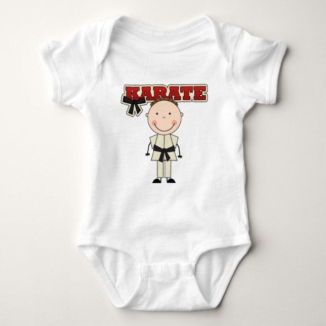 Body Para Bebê KARATE - T-shirts e presentes (Frente)