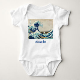 Body Para Bebê Katsushika Hokusai - The Great Wave off Kanagawa
