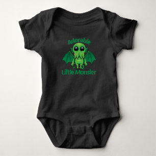 Body Para Bebê Kawaii Cthulhu Adorável Monstro
