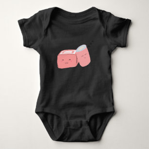 Body Para Bebê Kawaii Marshmallow