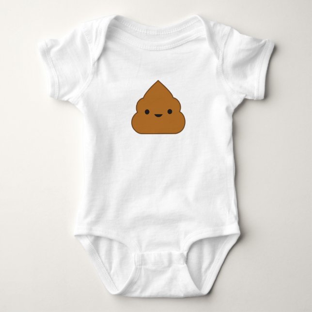Body Para Bebê Kawaii Poop Baby Bodycase (Frente)