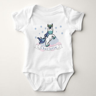 Body Para Bebê Kawaii Unicorn Colorful Cute Stars Nome das Nuvens