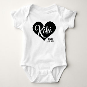 Body Para Bebê Kiki - você ama-me? - Romper de Playsuit do bebê
