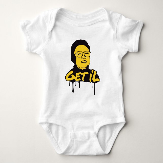 Body Para Bebê Kim Jong Il - Get's Il (Frente)