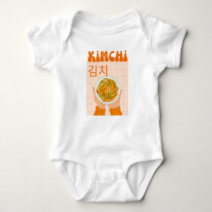 Body Para Bebê kimchi fofo