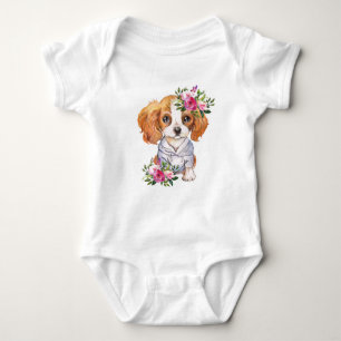 Body Para Bebê King Charles Cavalier Puppy Baby Bodycase