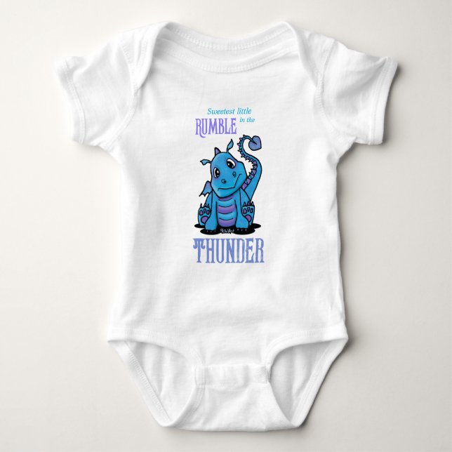 Body Para Bebê KiniArt Bebê Dragão (Frente)
