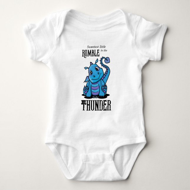 Body Para Bebê KiniArt Bebê Dragão (Frente)