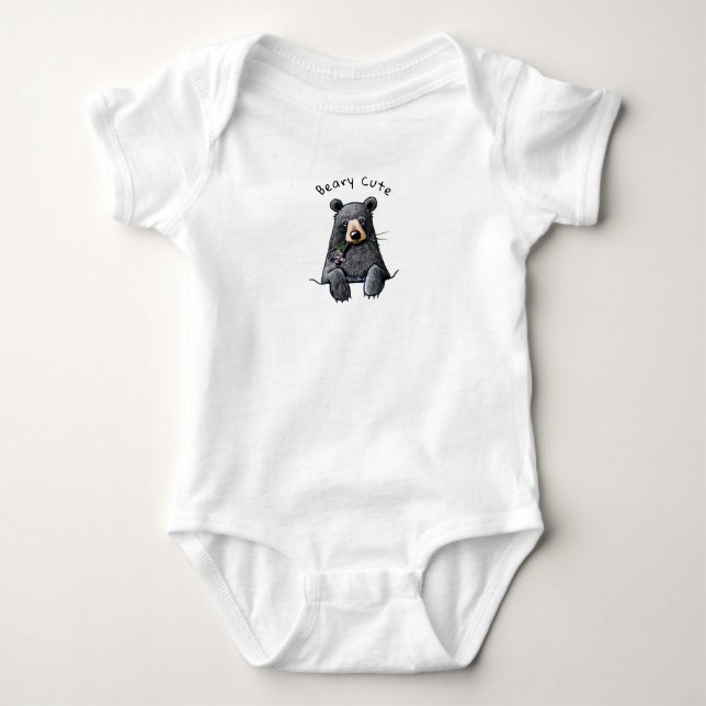 Body Para Bebê KiniArt Pocket Bear (Frente)