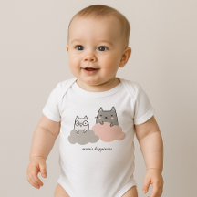 Kitten Nuvem Padrão Fofo