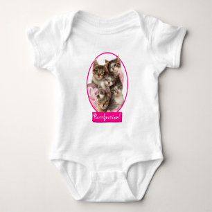 Body Para Bebê Kittens no Tutus