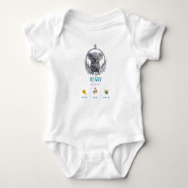 Body Para Bebê Koala Baby Onesie – Personalized Birth Stats
