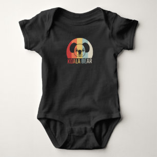 Body Para Bebê Koala Bear Retro
