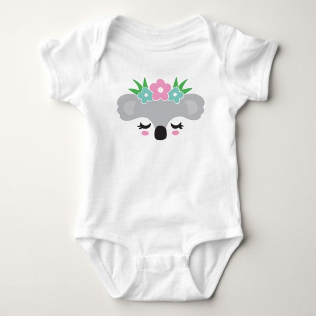 Body Para Bebê Koala e Bebê Dorminhoco Glowers (Frente)