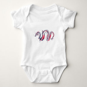 Body Para Bebê Koi Dragon