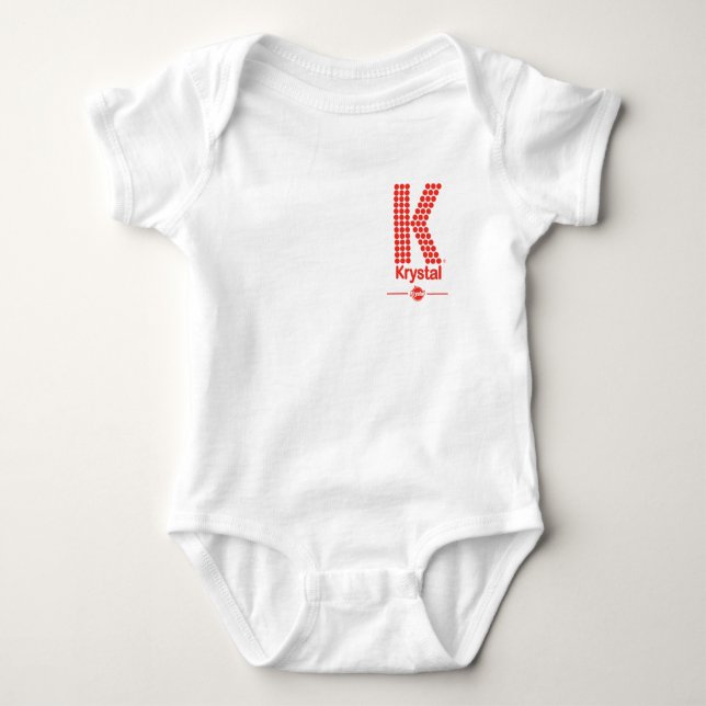 Body Para Bebê Krystal K grande (Frente)