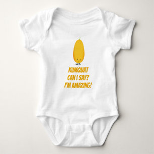 Body Para Bebê Kumquat Posso Dizer Palavras Grandes De Comida De