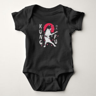 Body Para Bebê Kung Fu Cat