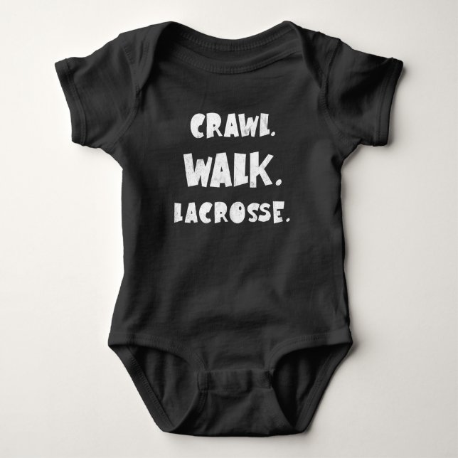 Body Para Bebê Lacrosse de Rastejar Andar (Frente)
