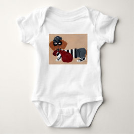 Body Para Bebê Ladrão Dachshund