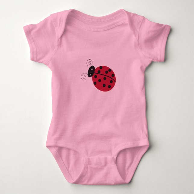 Body Para Bebê Lady Bug (Frente)