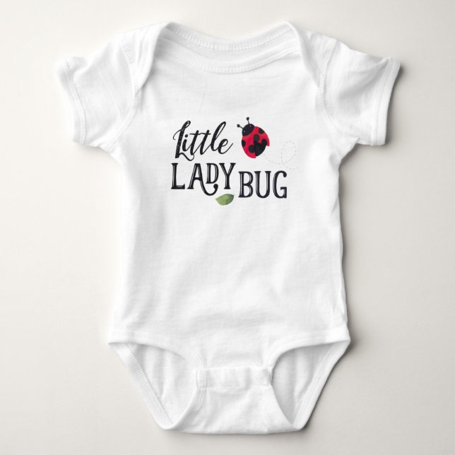 Body Para Bebê Lady Bug Personalizada Bodydress (Frente)