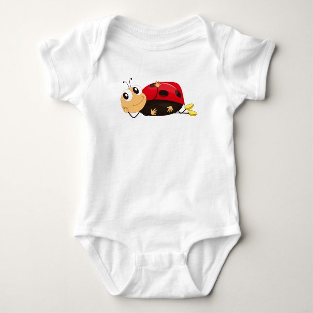 Body Para Bebê Ladybug (Frente)