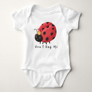 Body Para Bebê Ladybug Personalizado Nome Cute Morden