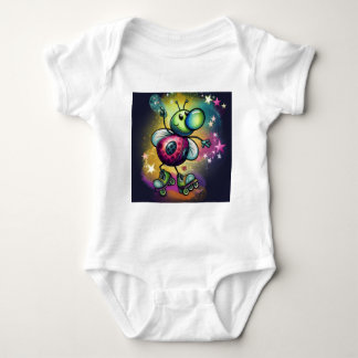 Body Para Bebê Ladybug Roller Disco Baby Bodysuit