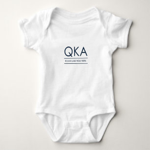 Body Para Bebê Lago New York de QKA Keuka
