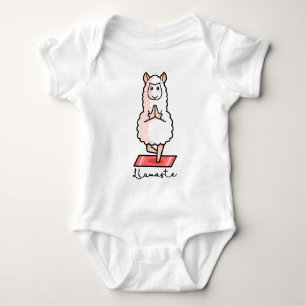 Body Para Bebê Lama da ioga - Llamaste