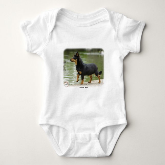 Body Para Bebê Lancashire Heeler 9R038D-013 (Frente)