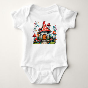 Body Para Bebê Lar do Cogumelo Mágico