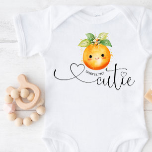 Body Para Bebê Laranja cítrica Little Cutie do papai