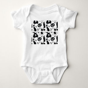 Body Para Bebê Laranja Tropical Cinza: Padrão Vintage