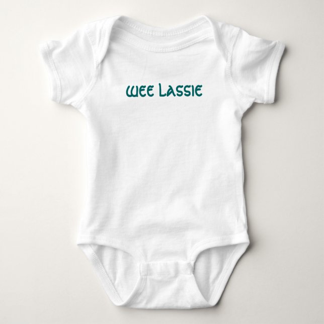 Body Para Bebê lassie pequenino - onsie (Frente)