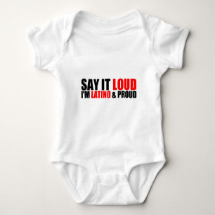 Body Para Bebê Latino & orgulhoso
