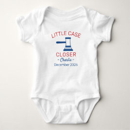 Body Para Bebê Lawyer Baby Announcement Little Case Closer Lawyer